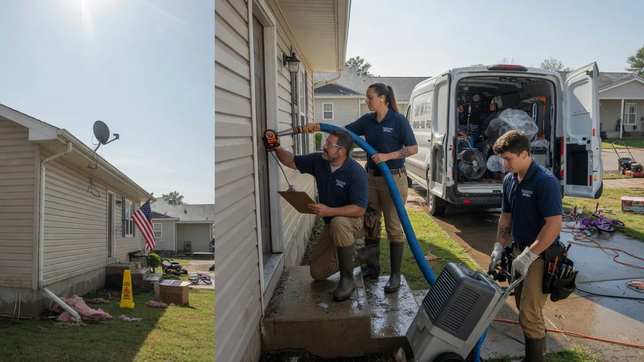 Ceiling Water Damage Restoration in Mineral Springs, AR near me